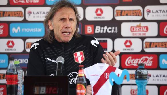 Ricardo Gareca dirige a la Selección Peruana desde el 2015. (Foto: AFP)